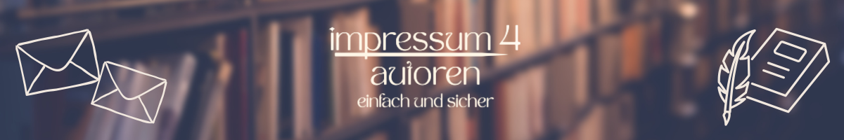 Impressum für Autoren - dein Impressumservice